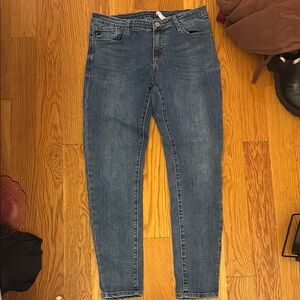 KanCan Blue Skinny Jeans with Stretch Mid-Rise SIZE 11